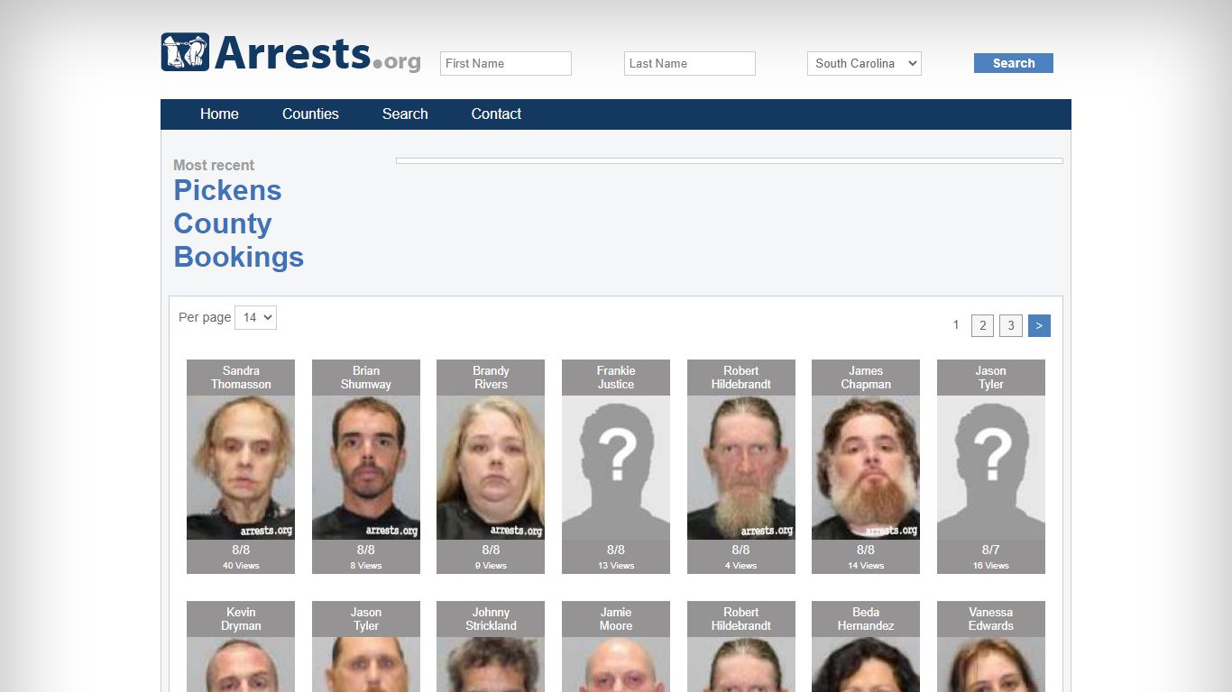 Pickens County Arrests and Inmate Search